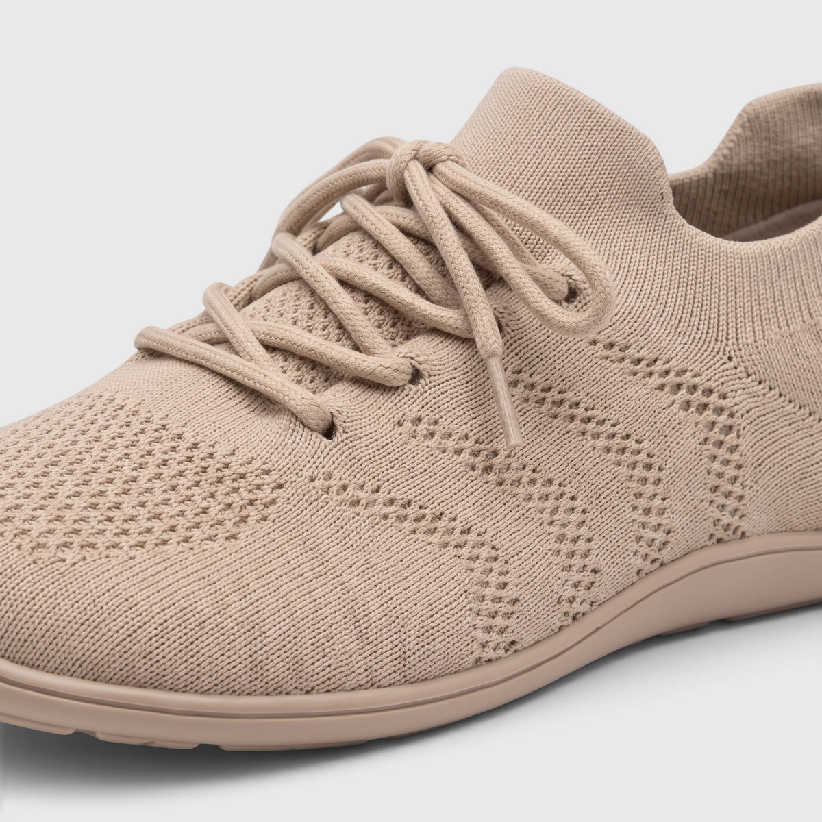 Baskets barefoot femme en maille respirante à bout large – Chaussures de marche pieds nus légères, souples et confortables à semelle zéro drop