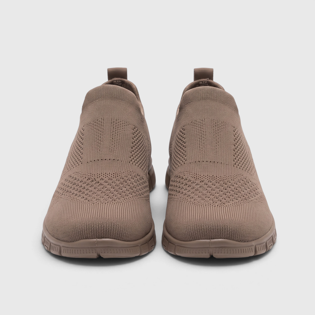 Baskets chaussettes femme légères sans lacets – Sneakers de marche slip-on en maille respirante à semelle flexible