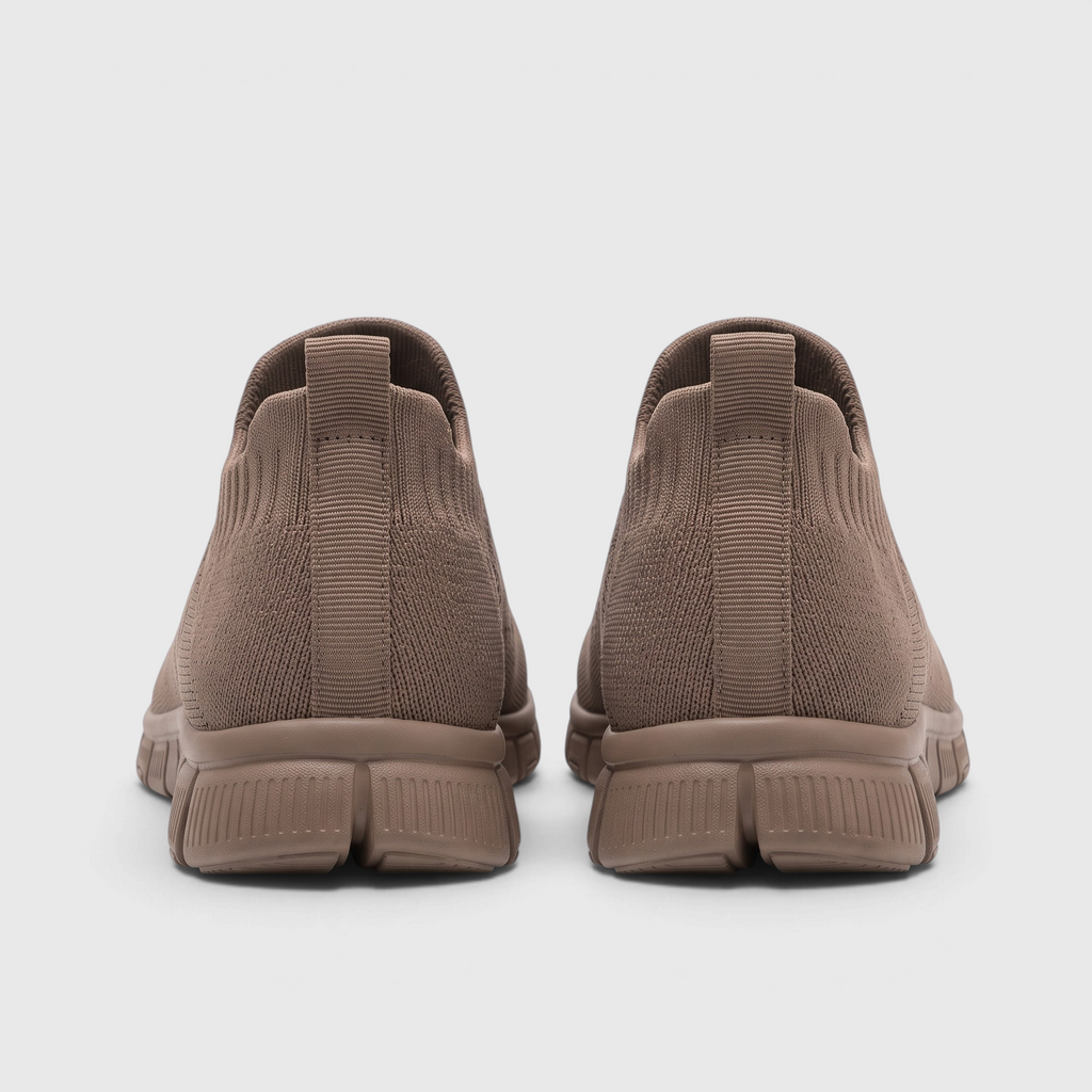 Baskets chaussettes femme légères sans lacets – Sneakers de marche slip-on en maille respirante à semelle flexible