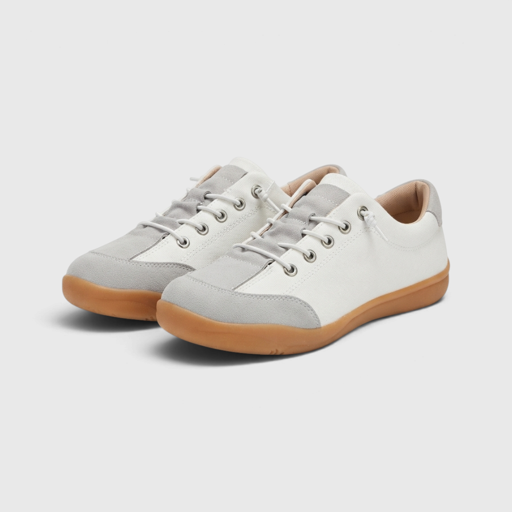 Baskets confortables pieds larges pour femme – Chaussures de marche légères, souples et élégantes pour le quotidien et les voyages