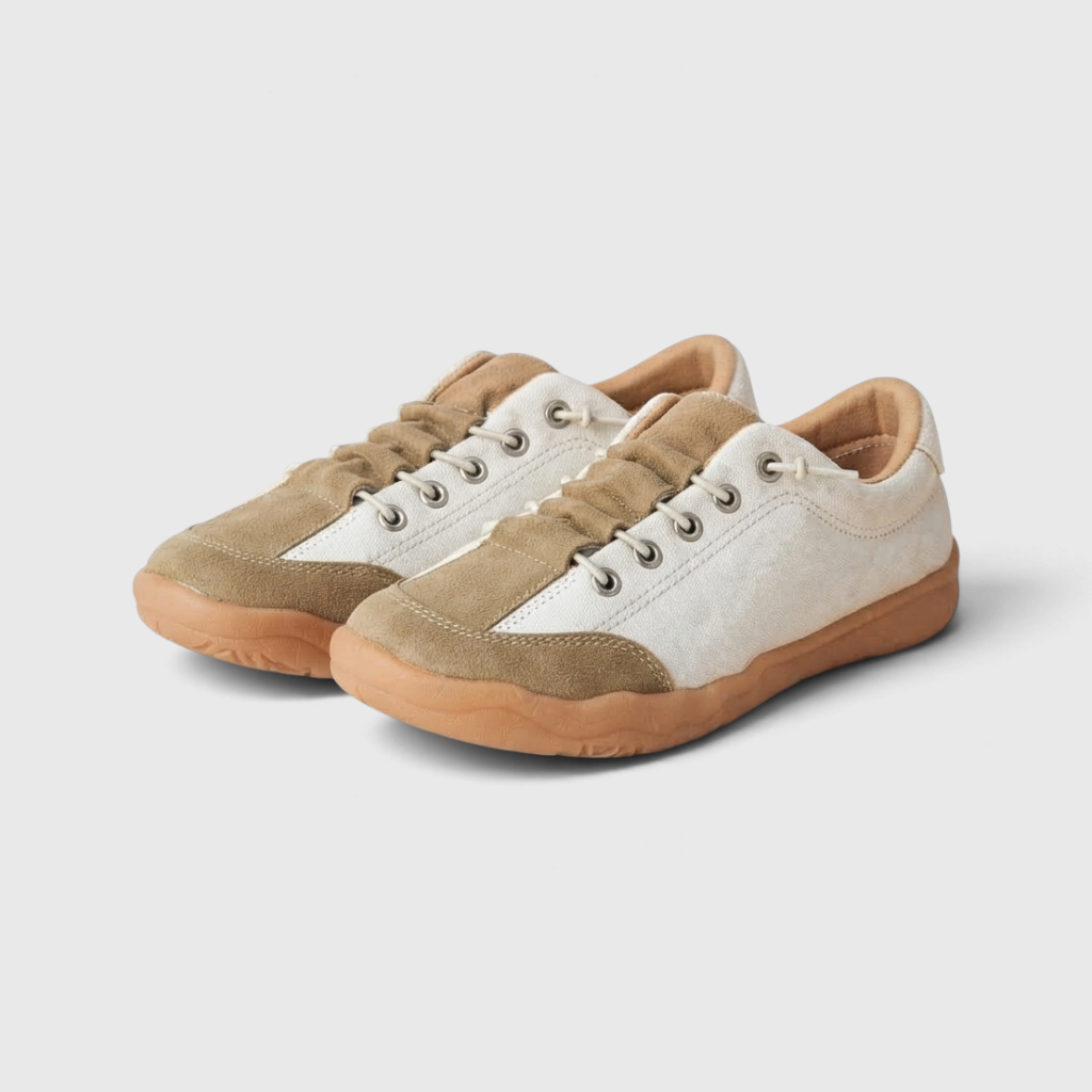 Baskets confortables pieds larges pour femme – Chaussures de marche légères, souples et élégantes pour le quotidien et les voyages