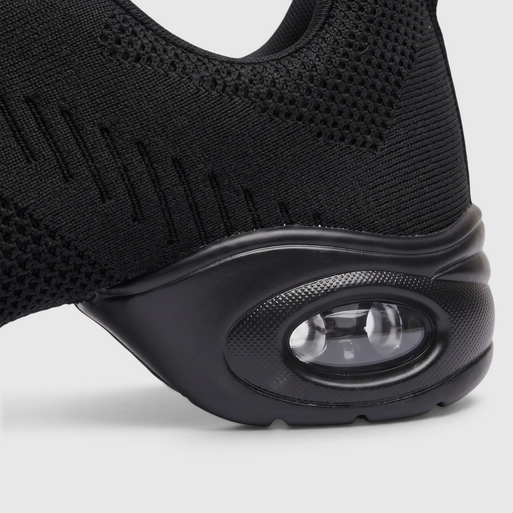 Baskets de danse femme en maille respirante à coussin d'air – Chaussures légères et souples à semelle scindée pour jazz, hip-hop, fitness et aérobic