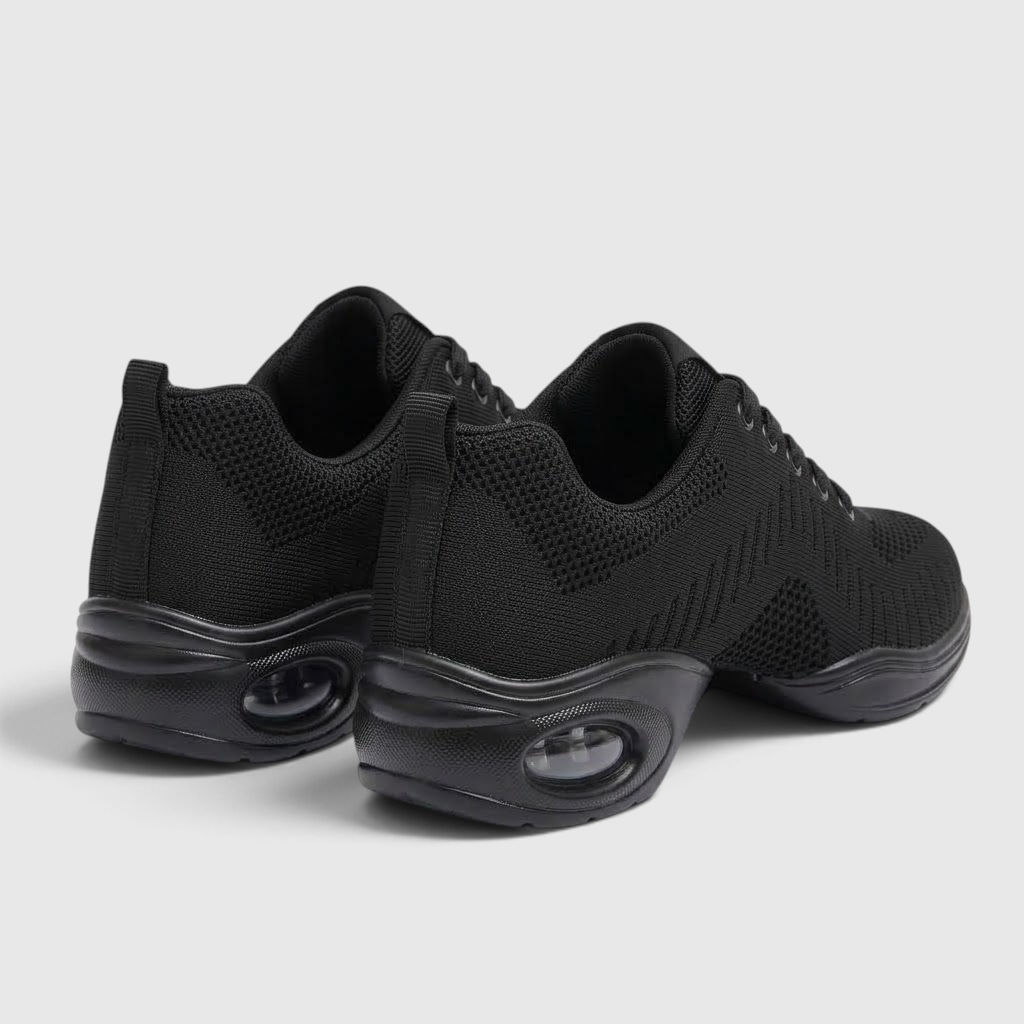 Baskets de danse femme en maille respirante à coussin d'air – Chaussures légères et souples à semelle scindée pour jazz, hip-hop, fitness et aérobic