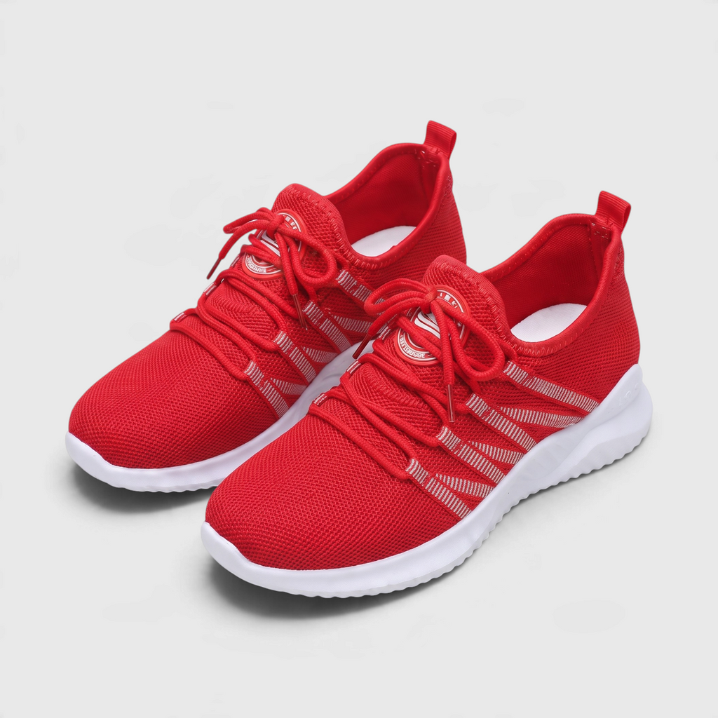 Baskets de marche en maille respirante pour femme – Sneakers légères à lacets, ultra confortables et amortissantes pour le quotidien et les voyages