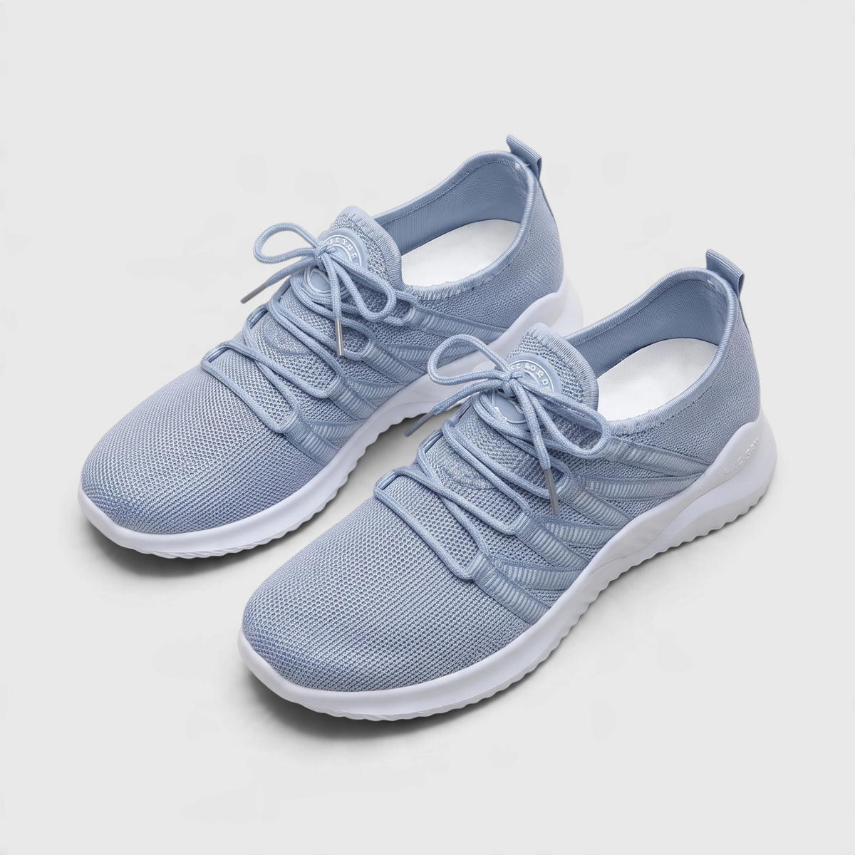 Baskets de marche en maille respirante pour femme – Sneakers légères à lacets, ultra confortables et amortissantes pour le quotidien et les voyages