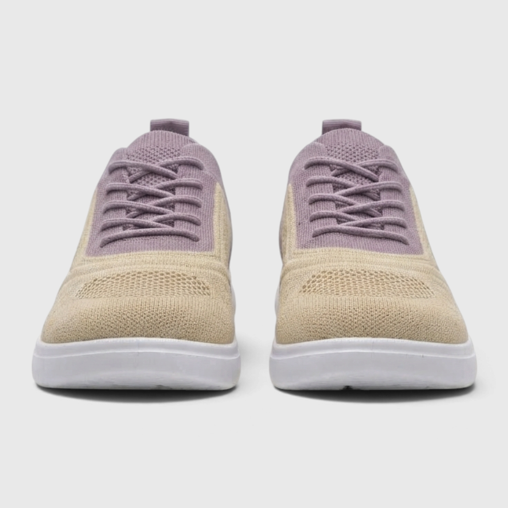 Baskets de marche en maille respirante pour femme – Sneakers bicolores légères, souples et confortables pour le quotidien et les voyages