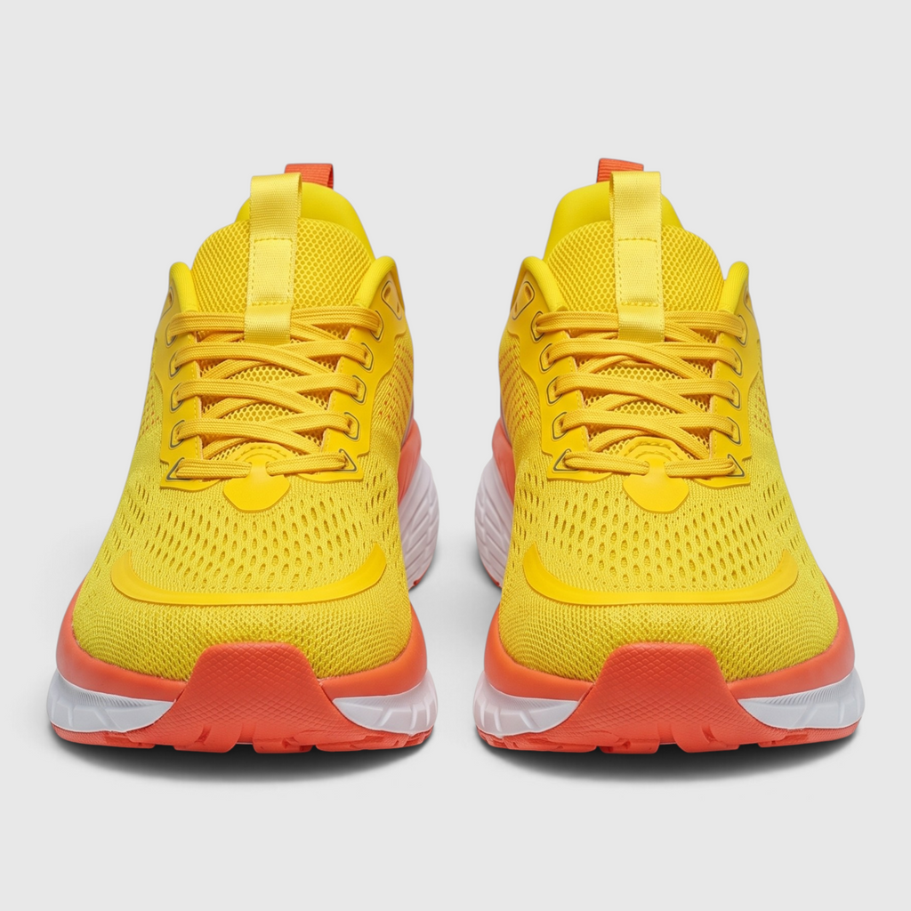 Baskets de course légères pour femme, en maille respirante – Chaussures de marche sportives dotées de semelles épaisses et amortissantes, idéales pour le fitness, les voyages et un usage quotidien