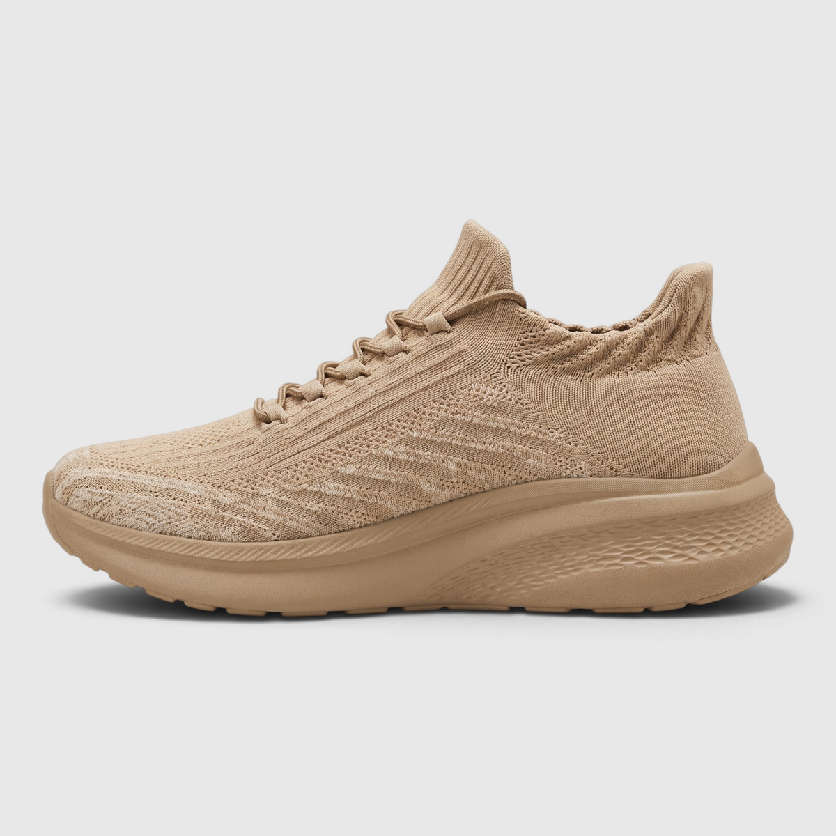 Baskets femme en maille stretch pieds larges – Chaussures de marche confortables à enfiler avec boîte à orteils large et semelle plateforme amortissante