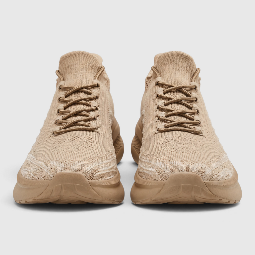 Baskets femme en maille stretch pieds larges – Chaussures de marche confortables à enfiler avec boîte à orteils large et semelle plateforme amortissante