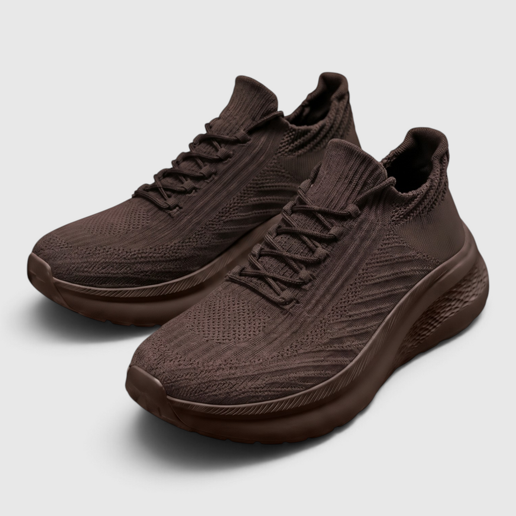 Baskets femme en maille stretch pieds larges – Chaussures de marche confortables à enfiler avec boîte à orteils large et semelle plateforme amortissante