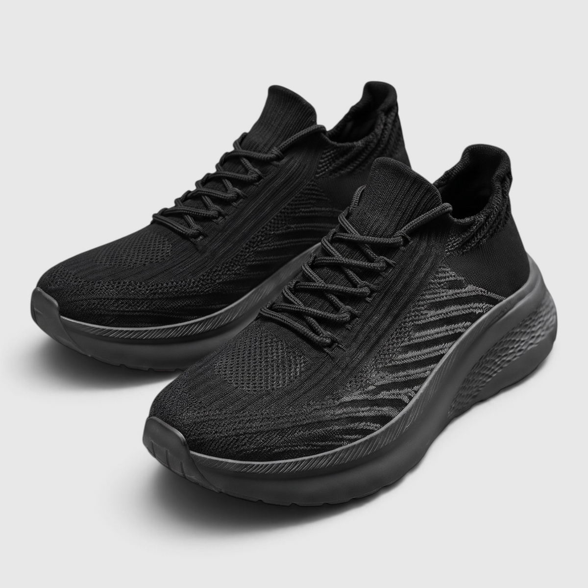 Baskets femme en maille stretch pieds larges – Chaussures de marche confortables à enfiler avec boîte à orteils large et semelle plateforme amortissante
