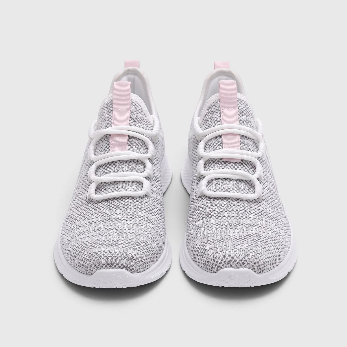 Baskets femme légères en maille chaussette à lacets élastiques – Chaussures de marche et running souples à semelle amortissante