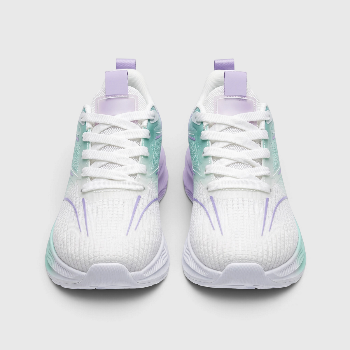 Baskets femme racing en mesh respirant dégradé – Chaussures de sport légères à semelle amortissante