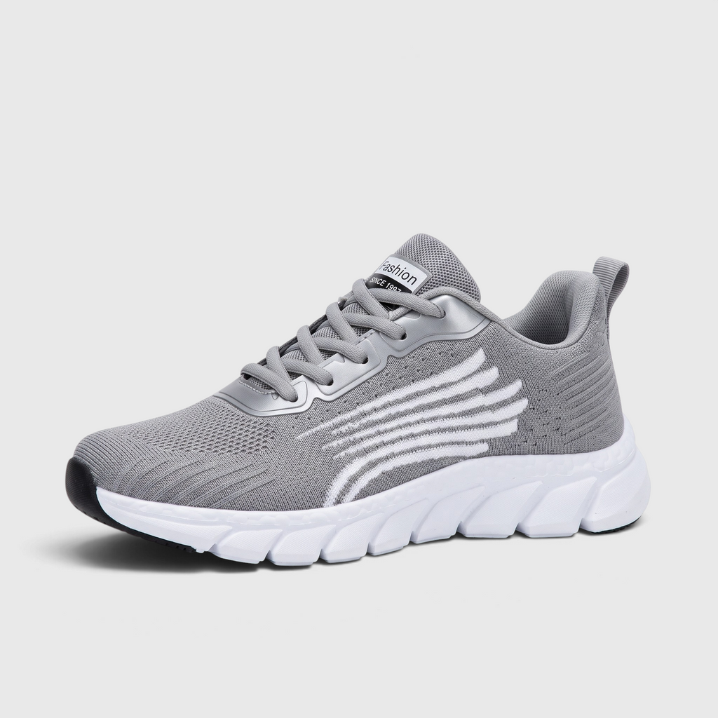 Baskets femme running légères en maille respirante – Chaussures de sport et marche à semelle crantée amortissante