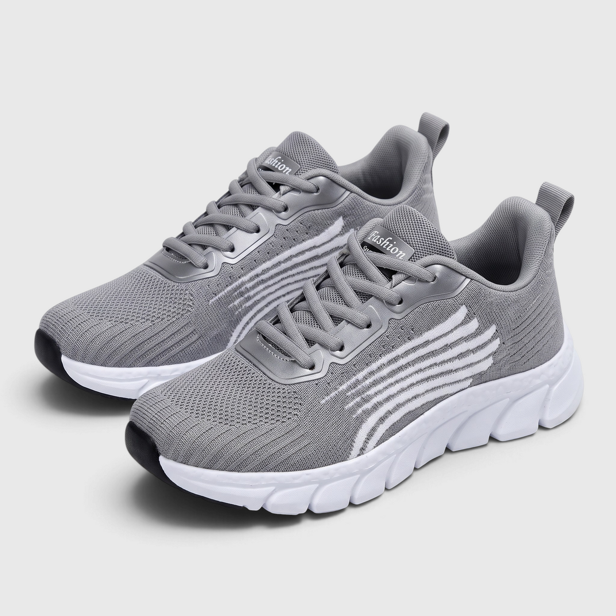 Baskets femme running légères en maille respirante – Chaussures de sport et marche à semelle crantée amortissante