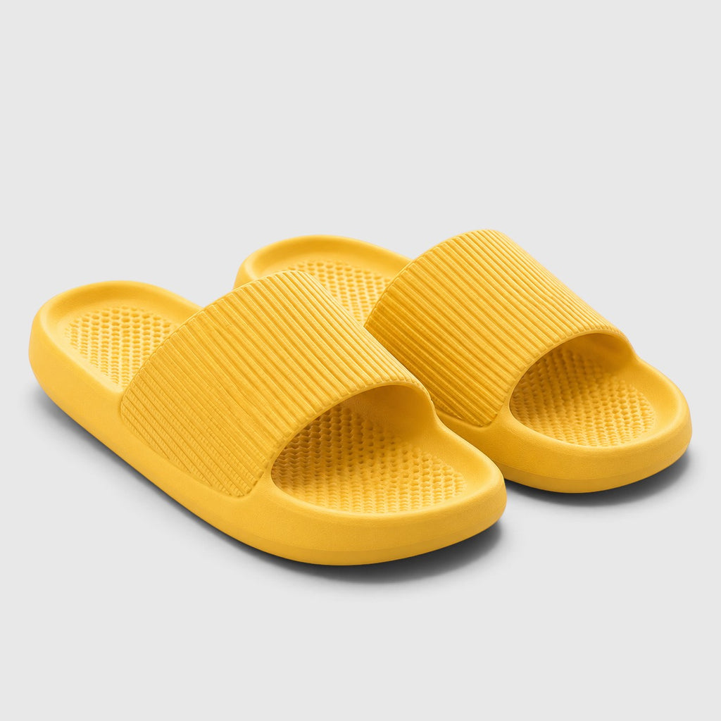 Mules pour femme en EVA à semelle plateforme épaisse – Chaussons antidérapants à semelle souple pour l'intérieur et la salle de bain