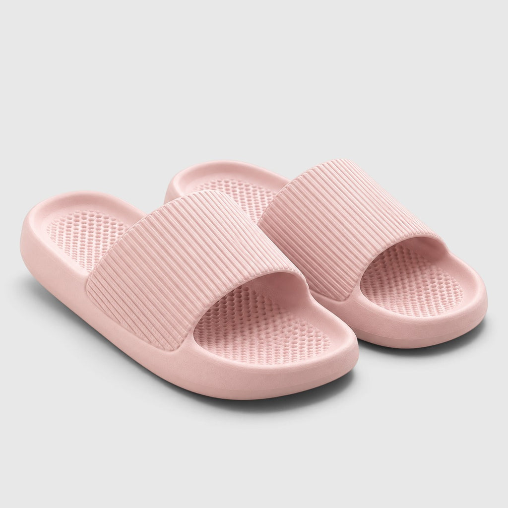 Mules pour femme en EVA à semelle plateforme épaisse – Chaussons antidérapants à semelle souple pour l'intérieur et la salle de bain