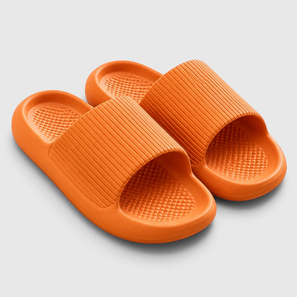 Mules pour femme en EVA à semelle plateforme épaisse – Chaussons antidérapants à semelle souple pour l'intérieur et la salle de bain