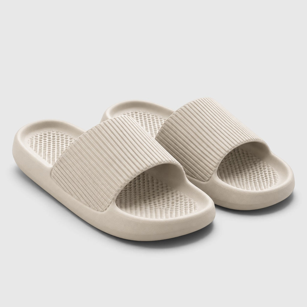 Mules pour femme en EVA à semelle plateforme épaisse – Chaussons antidérapants à semelle souple pour l'intérieur et la salle de bain