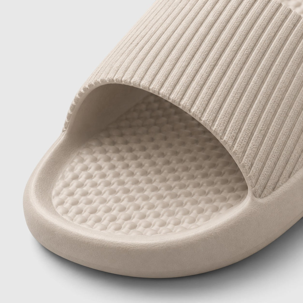 Mules pour femme en EVA à semelle plateforme épaisse – Chaussons antidérapants à semelle souple pour l'intérieur et la salle de bain