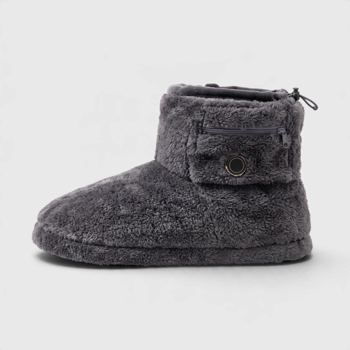 Chaussons Bottines Chauffants Électriques USB en Peluche – 5 Niveaux de Chaleur, Confort & Hiver Mixte