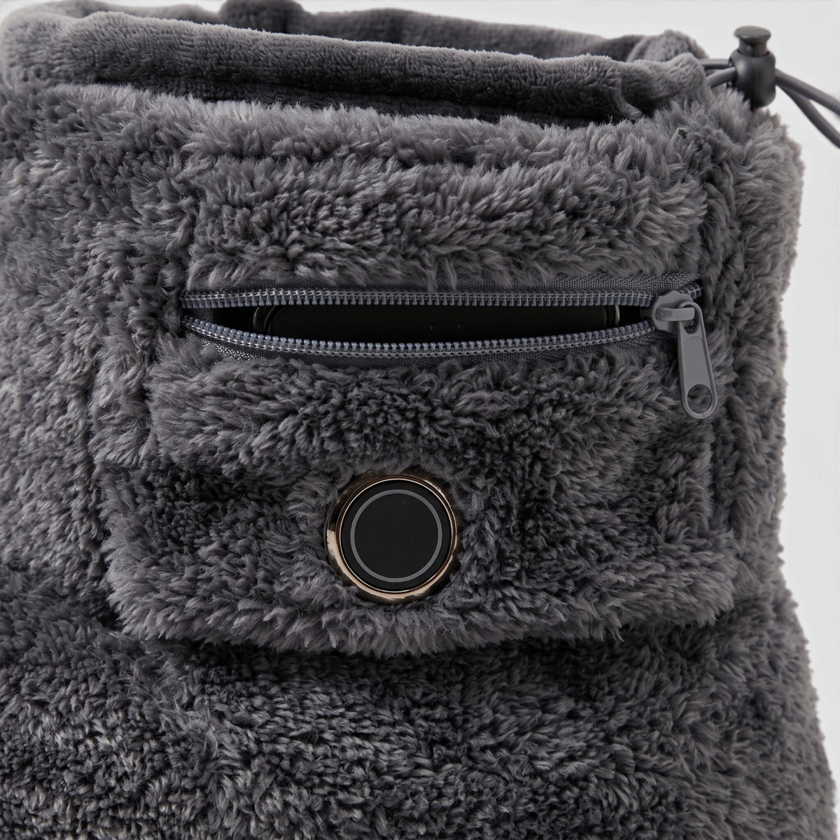 Chaussons Bottines Chauffants Électriques USB en Peluche – 5 Niveaux de Chaleur, Confort & Hiver Mixte