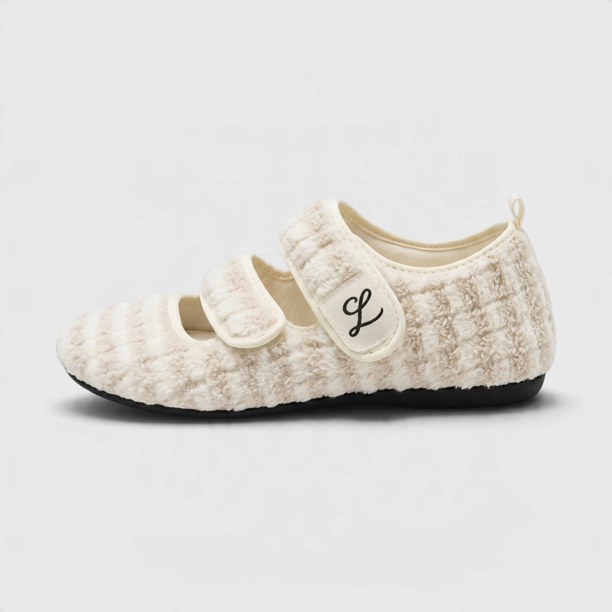 Chaussons Larges Toutes Saisons à Double Bride & Semelle Souple Antidérapante – Confort Pieds Sensibles