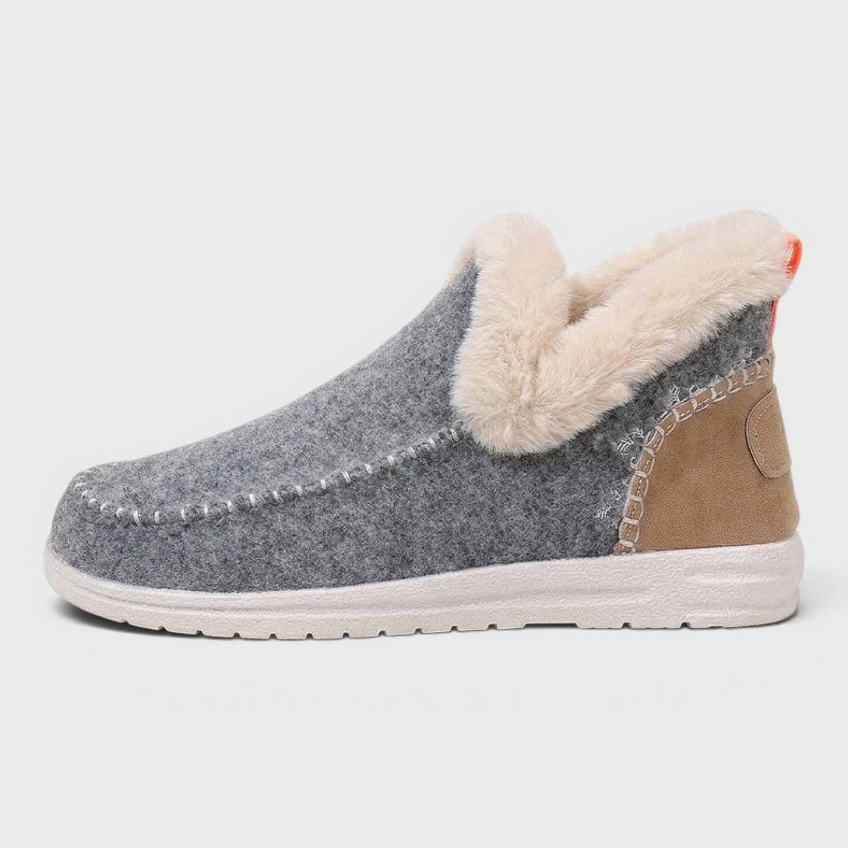 Chaussons Mocassins Fourrés Grand Confort pour Femme — Chaleur Douillette & Semelle Antidérapante