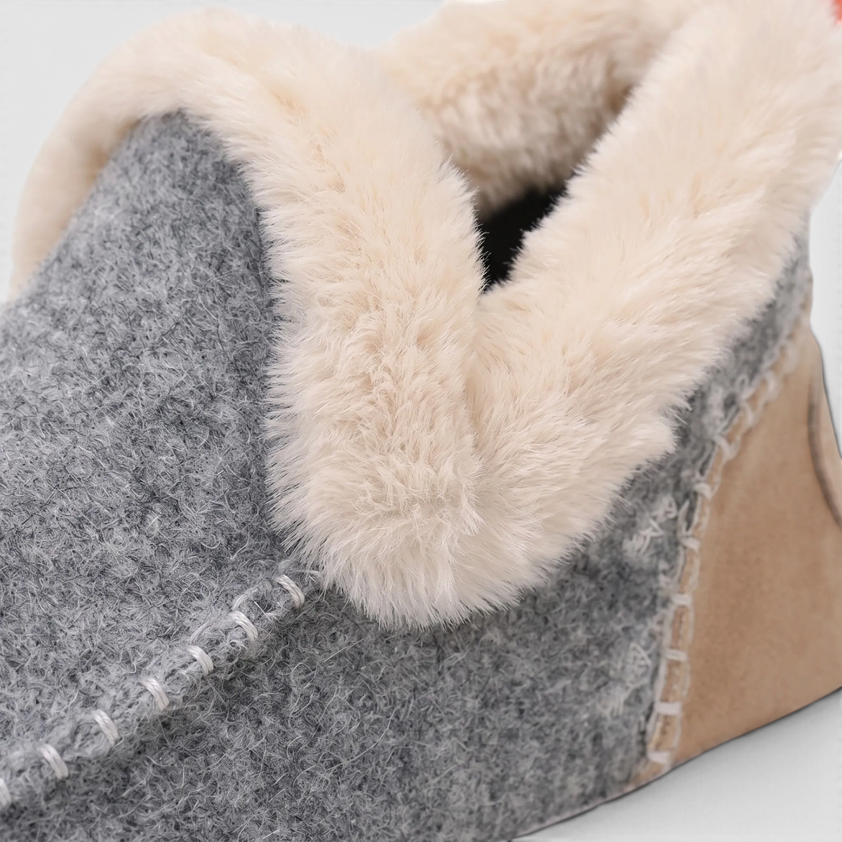 Chaussons Mocassins Fourrés Grand Confort pour Femme — Chaleur Douillette & Semelle Antidérapante