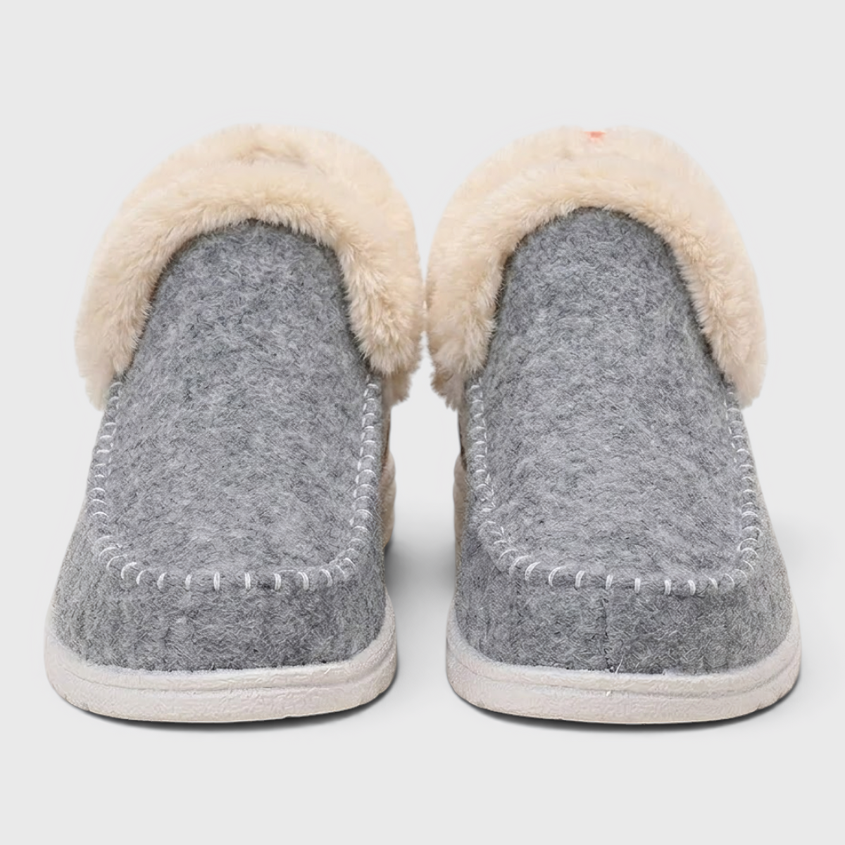Chaussons Mocassins Fourrés Grand Confort pour Femme — Chaleur Douillette & Semelle Antidérapante