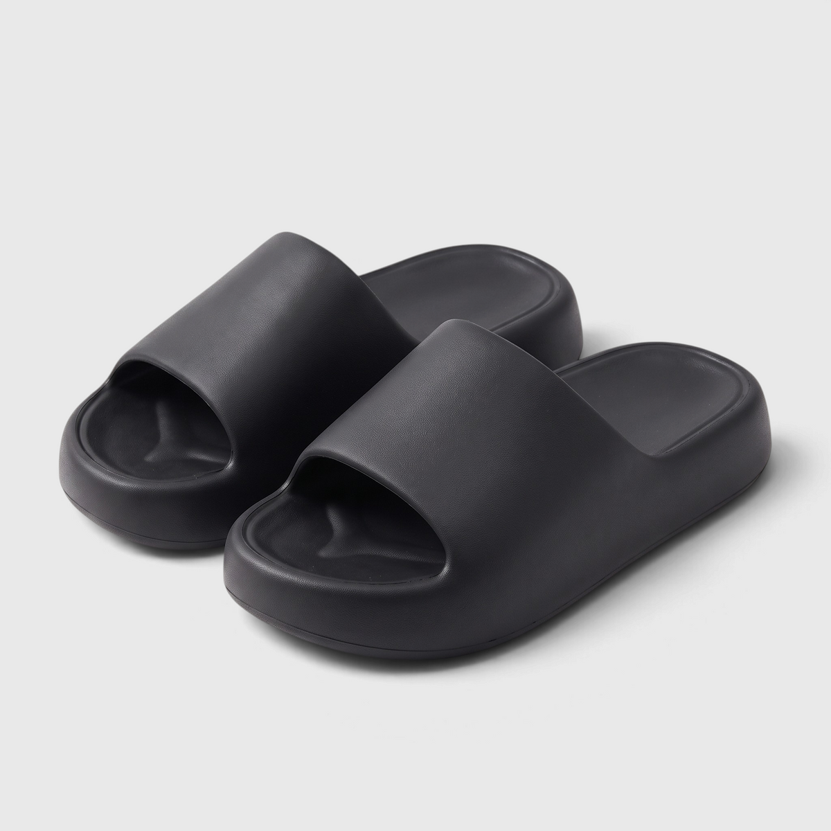 Cloud Slides – Femme en mousse EVA à semelle épaisse, ultra moelleuses, antidérapantes et silencieuses