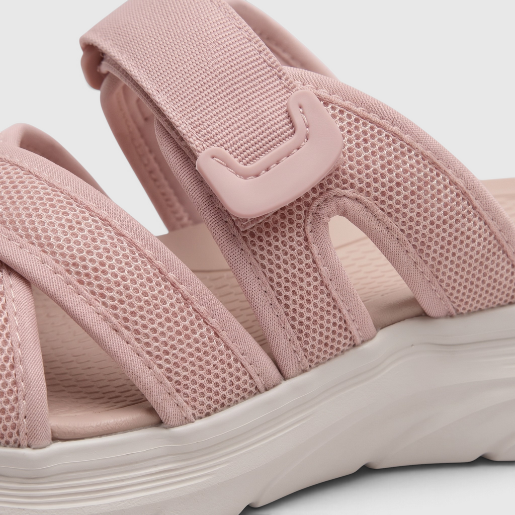 Mules femme sportives en mesh respirant à bride scratch réglable – Sandales d'été légères, confortables et amortissantes pour marche, voyage et plage