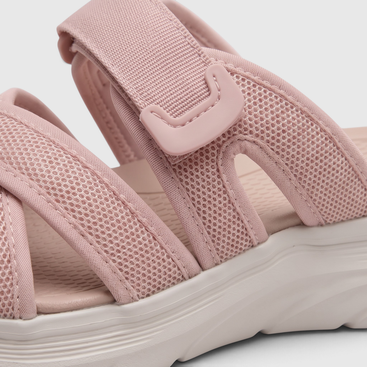 Mules femme sportives en mesh respirant à bride scratch réglable – Sandales d'été légères, confortables et amortissantes pour marche, voyage et plage