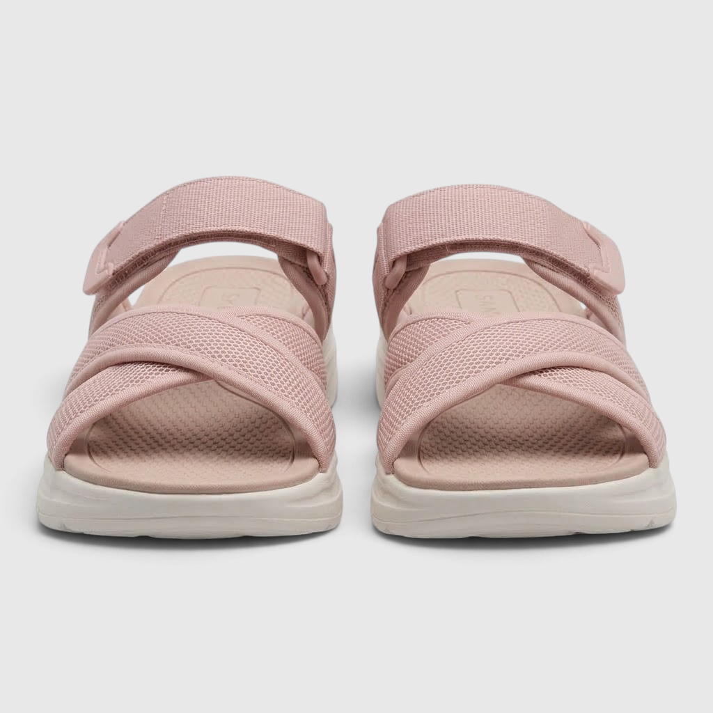 Mules femme sportives en mesh respirant à bride scratch réglable – Sandales d'été légères, confortables et amortissantes pour marche, voyage et plage