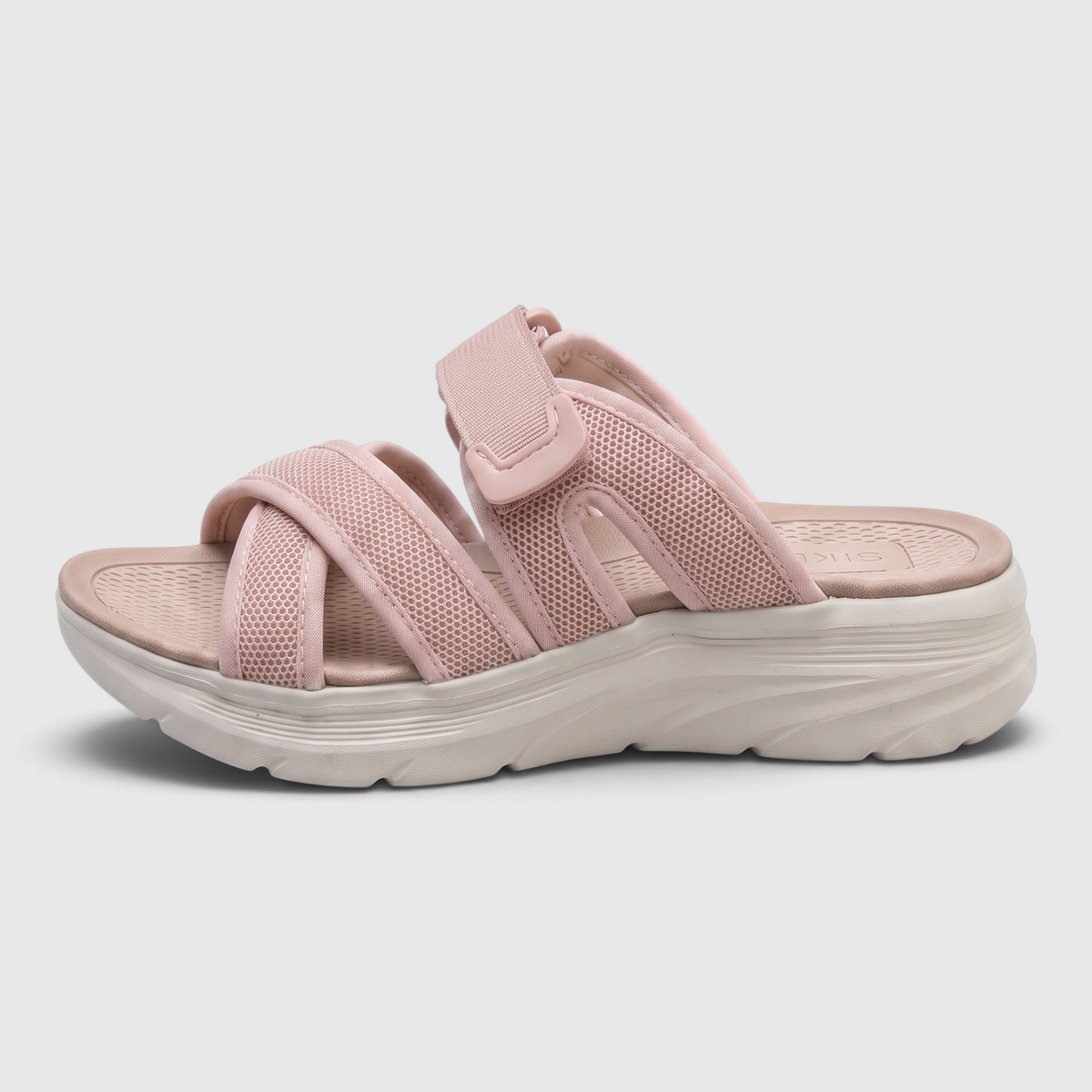 Mules femme sportives en mesh respirant à bride scratch réglable – Sandales d'été légères, confortables et amortissantes pour marche, voyage et plage
