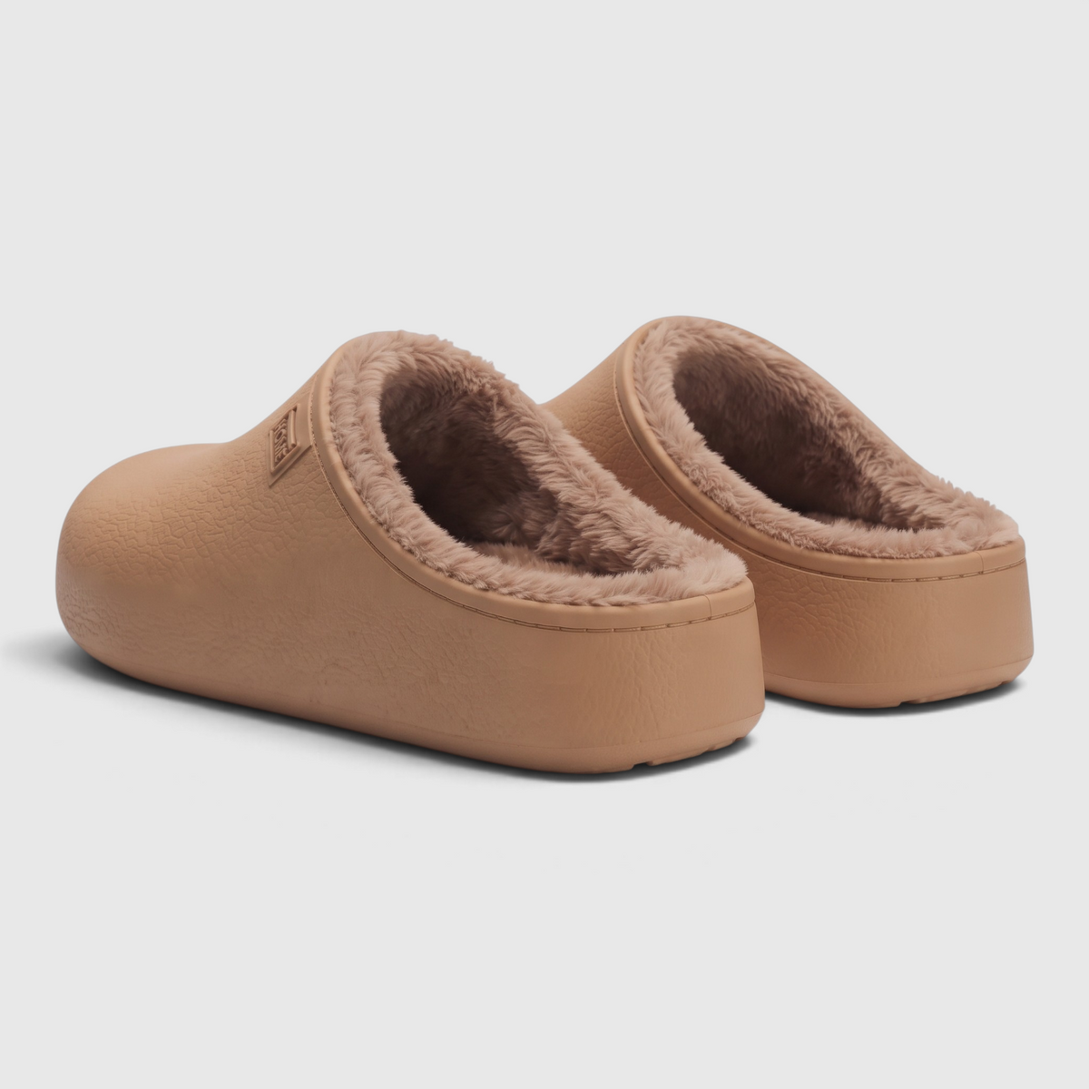 Sabots femme et homme imperméables en EVA doublés polaire – Mules d'hiver chaudes, douces et confortables à semelle épaisse