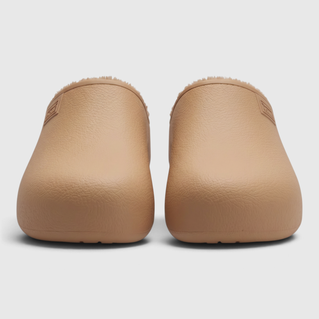 Sabots femme et homme imperméables en EVA doublés polaire – Mules d'hiver chaudes, douces et confortables à semelle épaisse