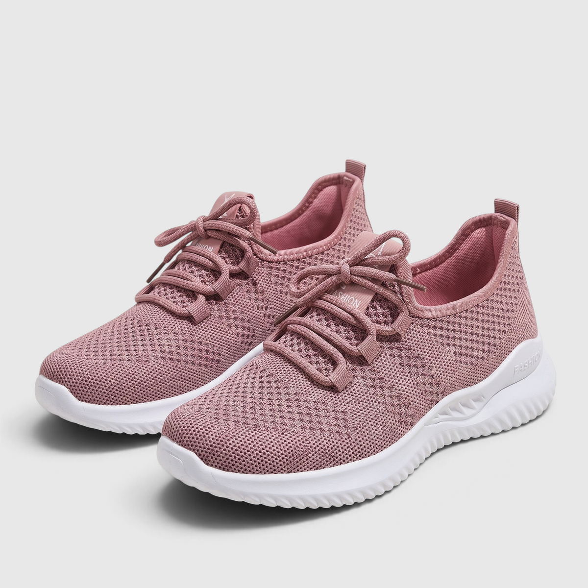 Baskets de Marche Légères en Maille Flyknit pour Femme — Amorti Aérien, Souplesse & Confort Quotidien