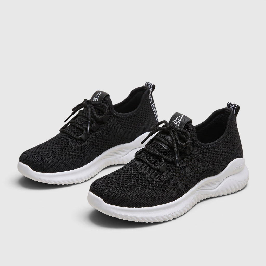 Baskets de Marche Légères en Maille Flyknit pour Femme — Amorti Aérien, Souplesse & Confort Quotidien