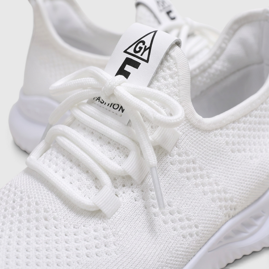 Baskets de Marche Légères en Maille Flyknit pour Femme — Amorti Aérien, Souplesse & Confort Quotidien
