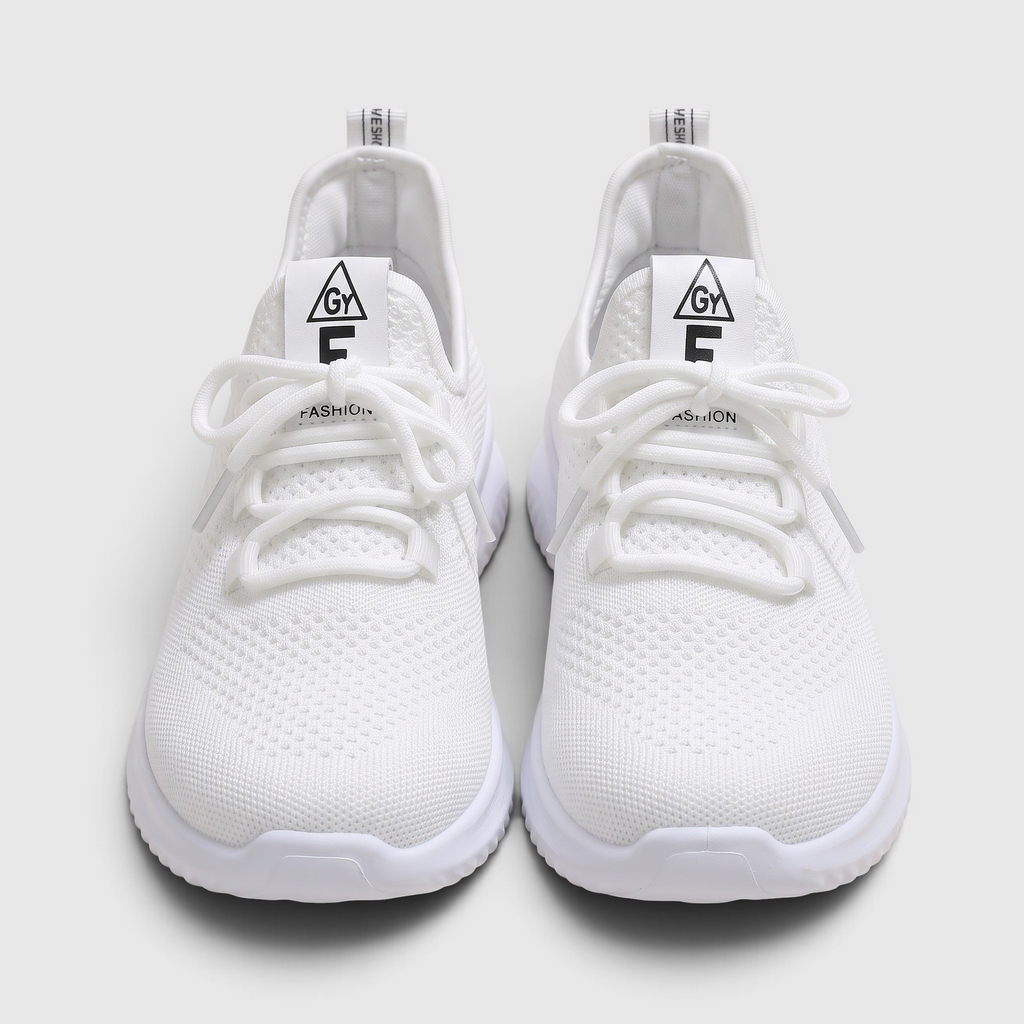 Baskets de Marche Légères en Maille Flyknit pour Femme — Amorti Aérien, Souplesse & Confort Quotidien