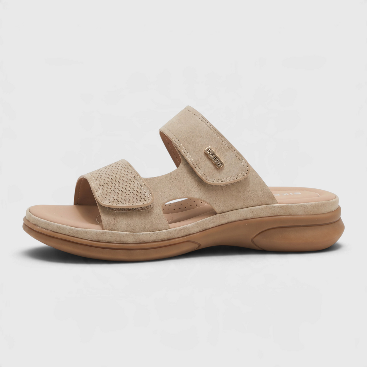 Mules Sandales Confort avec Soutien Plantaire Anatomique & Double Scratch – Marche & Quotidien Femme