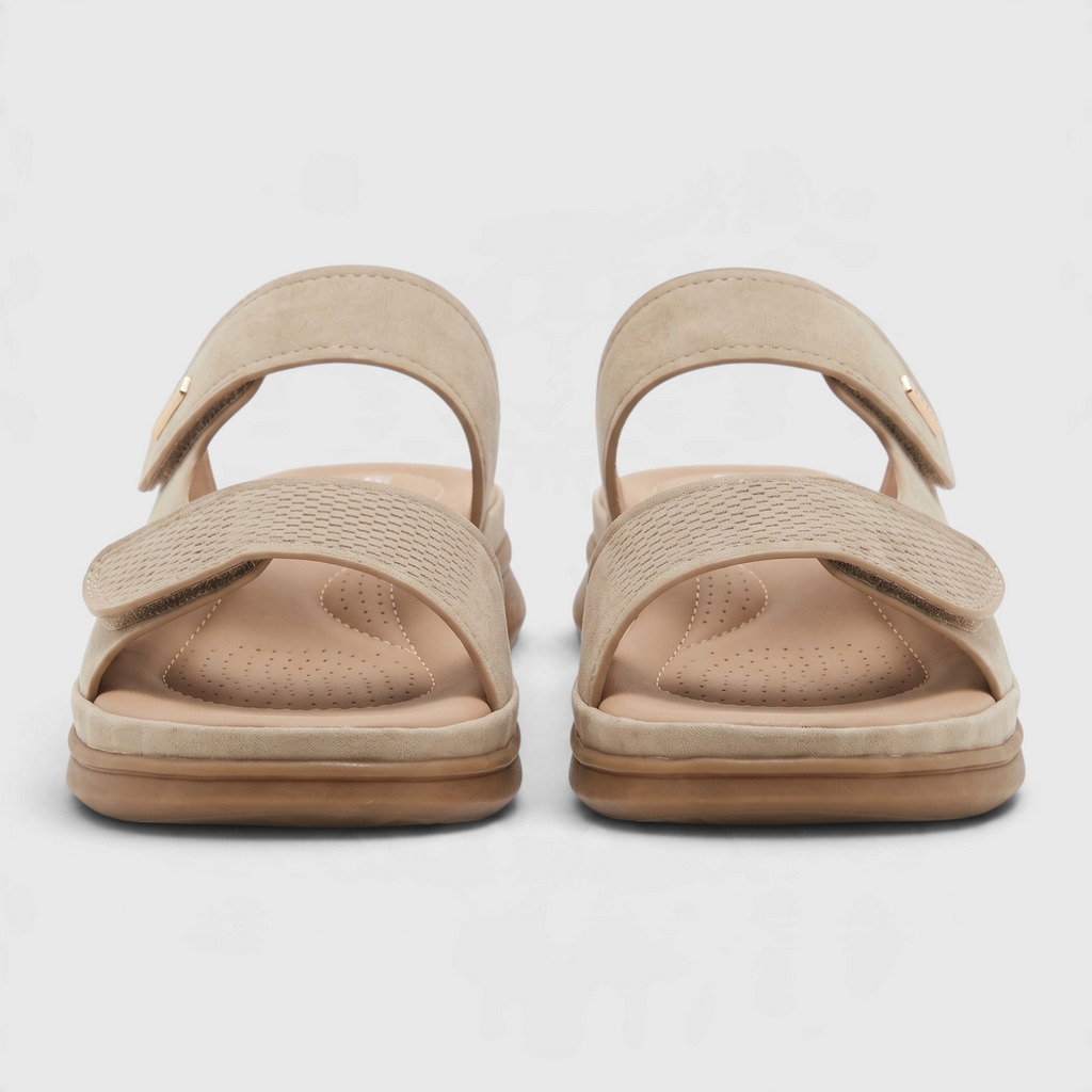 Mules Sandales Confort avec Soutien Plantaire Anatomique & Double Scratch – Marche & Quotidien Femme