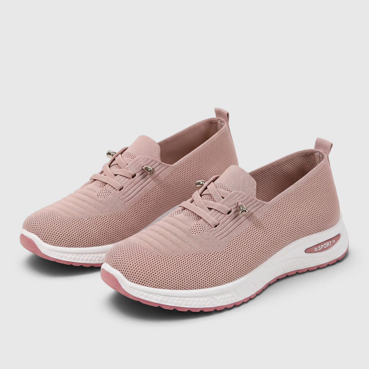 Baskets Slip-on en Maille Respirante pour Femme — Amorti Aérien, Légèreté Plume & Grand Confort