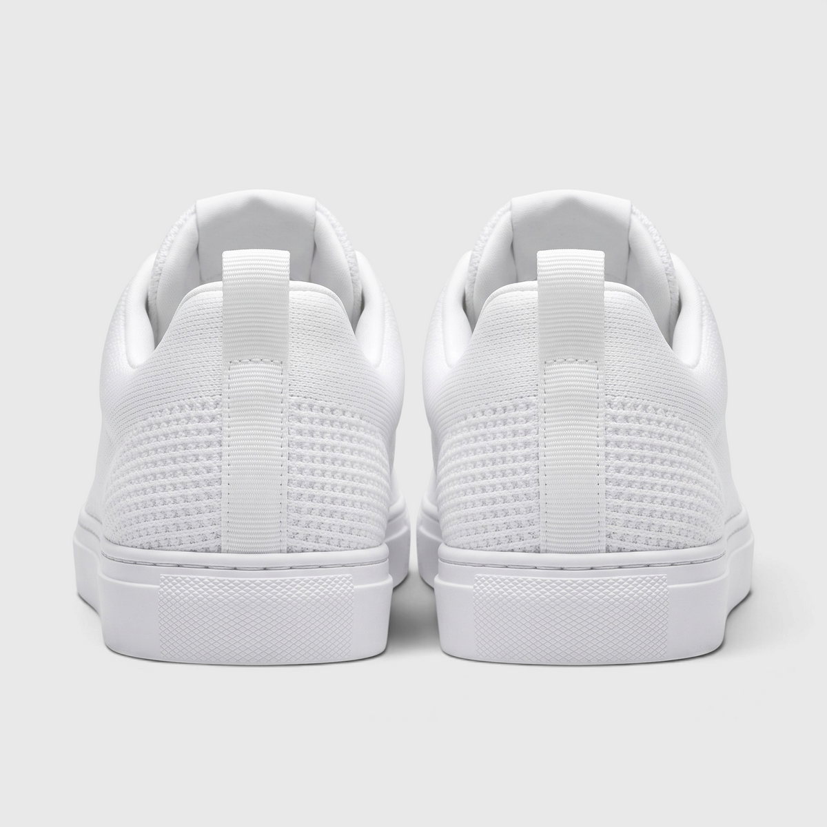 Tennis femme basses en maille respirante blanc pur – Baskets de ville légères, souples et confortables à semelle plate