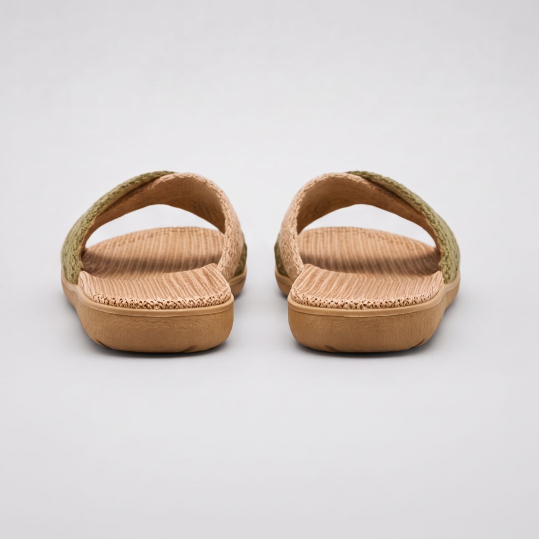 Sandales à lanières croisées en maille pour femme – Sandales d'été légères et décontractées