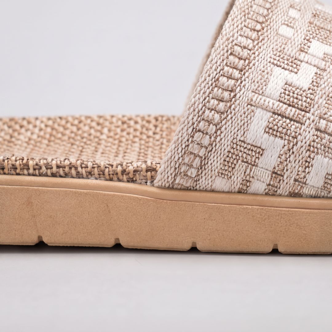 Sandales femme à bride tissée – Chaussures d'été légères et confortables