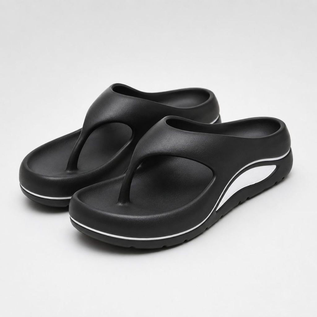 Tongs femme à plateforme légère – Sandales d'été confort décontractées