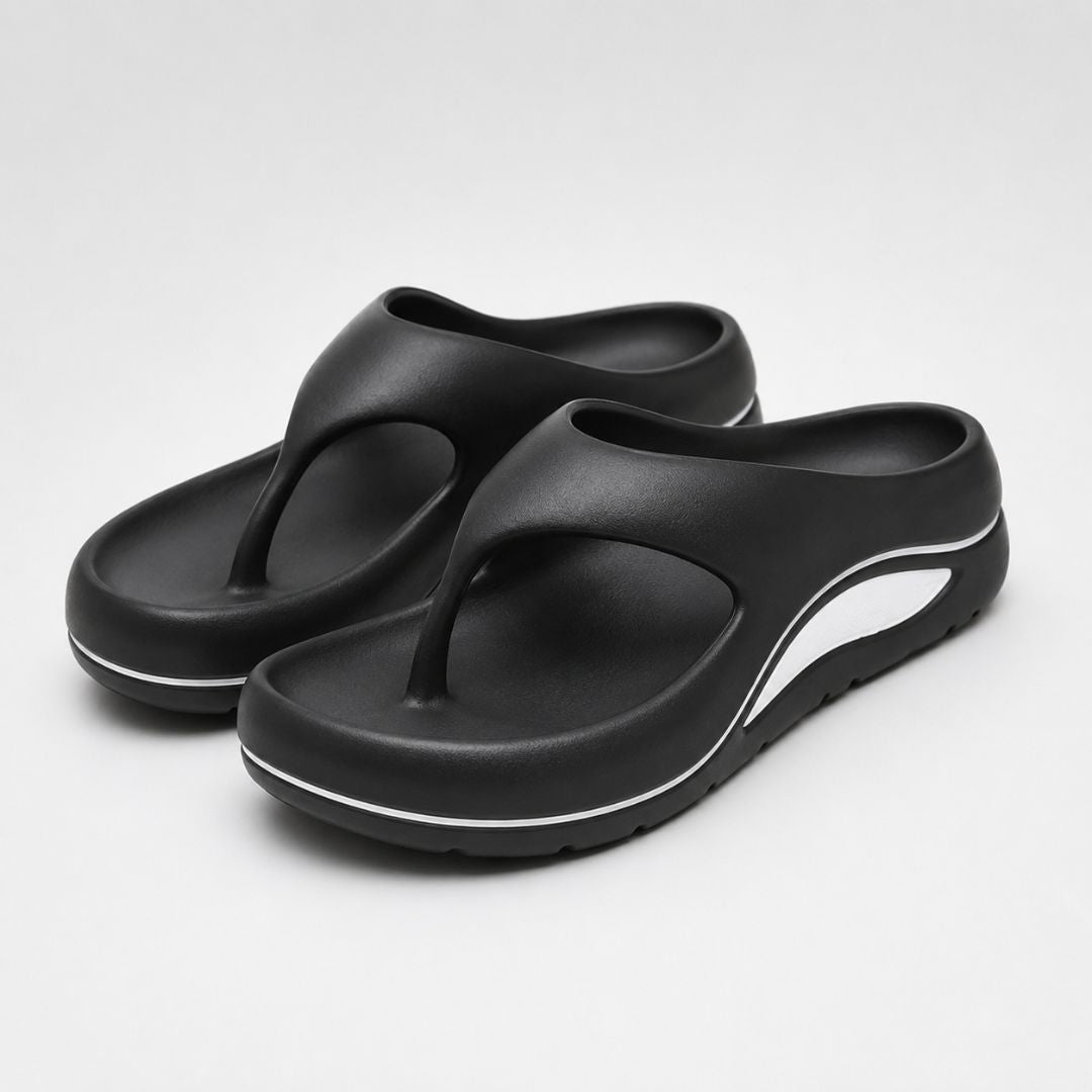Tongs femme à plateforme légère – Sandales d'été confort décontractées