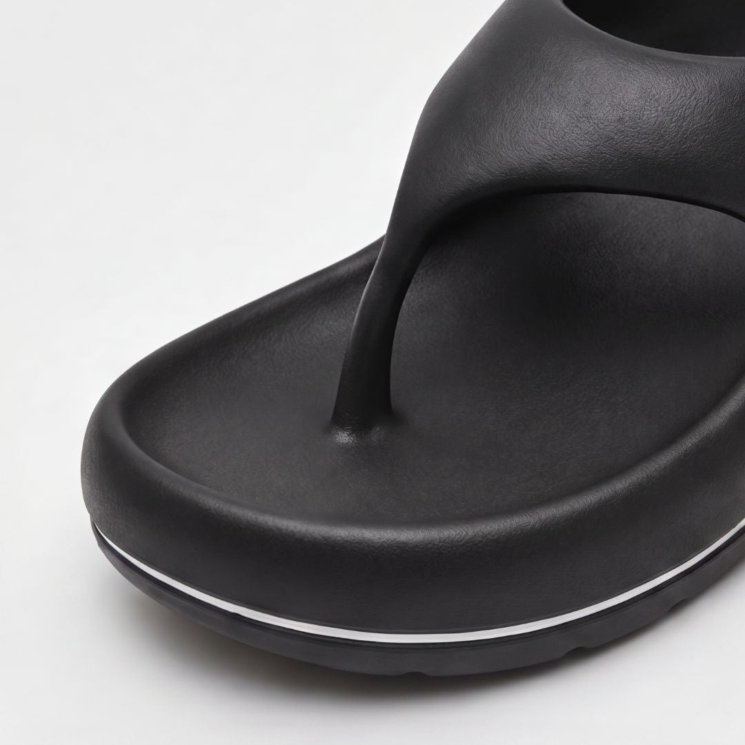 Tongs femme à plateforme légère – Sandales d'été confort décontractées